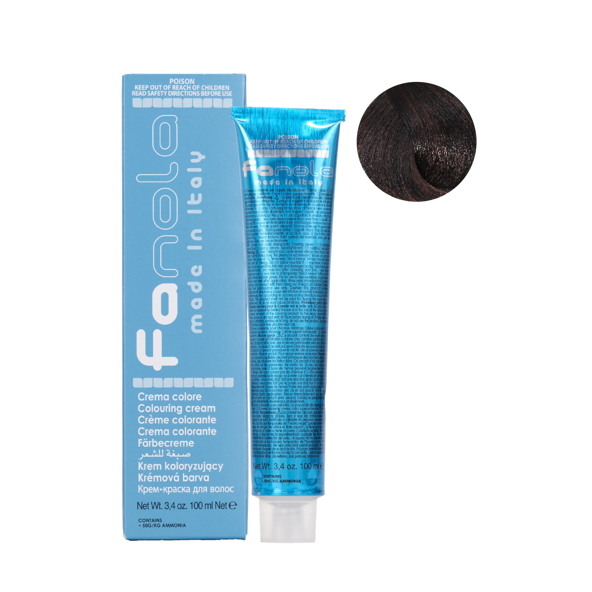 Professional hair coloring cream brown nuances Fanola Color | Fanola Professional hair coloring cream brown nuances Fanola Color | Fanola